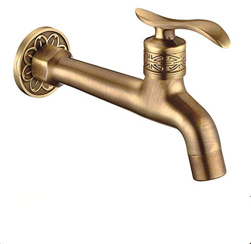 miscelatore doccia, Rubinetto in ottone Acqua fredda Bagno Mop Piscina Lavatrice Rubinetti da giardino(18cM)