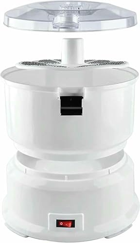 Electric Potato Peeler, Automatic Peeling Machine with Safety Lock - One-Touch Operation for Apple, Carrot, and Fruit - No Mess Rumbler