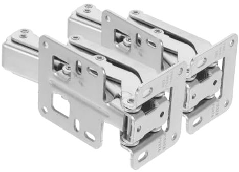 Uonlytech 2stücke Verdecktes Türscharnier Aus Kaltgewalztem Unsichtbares Scharniermechanismus Hohes Tragvermögen Für Schwere Türen Passend Für Brandschutztüren Und Marmortüren