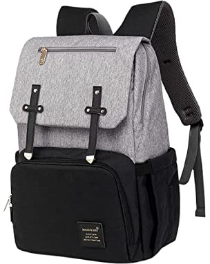 KOCKSHION Multifunktions Rucksack Große Kapazität Wickeltasche Doppelschultertasche Praktischer Aufbewahrungsrucksack Für Mutter Reisen Alltag