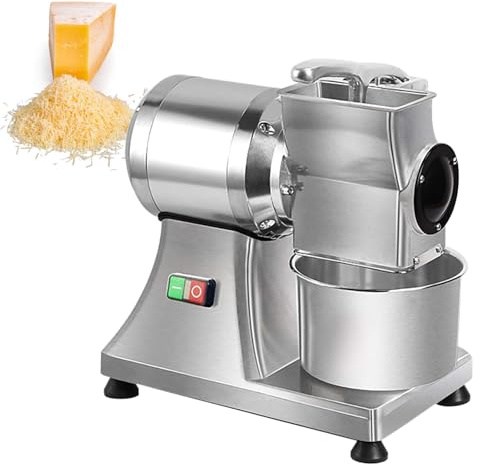 Beachtiful Rallador de Queso Eléctrico, Rebanador de Queso Comercial, para Queso, Mantequilla, Pan y Salvado, 550 W