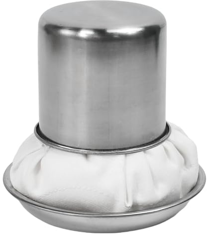 ZXBBTZ Cepillo de Aceite, Esparcidor de Aceite Práctico con Bandeja, Pincel deAceite de Acero Inoxidable y Algodón para Panqueques, Cepillo de Grasa para Cocina Utensilios para Horno Barbacoa
