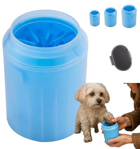 Doggo Twist Pfotenreiniger, 2026 New Pfotenreiniger Für Hunde, Tragbare Hundepfoten Reiniger, Sekundenschnelle Reinigung, Schützen Sie Die Pfoten Ihres Hundes (A,S)