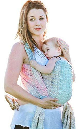 Didymos Babytragetuch Modell Prima Aurora, Mehrfarbig, Gr.- 7 (520 cm)