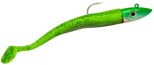 Hogy Fischhaken, 20cm Gummifisch, J-Haken, 75g Jigkopf / 100g gesamt, für Dorsch, Heilbutt & Seelachs, Norwegen, Island, Dänemark, Ostsee