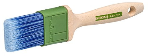 Colorus Flachpinsel 50 mm – Premium Lackierpinsel mit feiner Kunstborsten-Mischung – für wasserbasierte Farben und Lacke