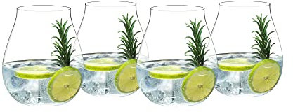 RIEDEL 5515/67 - Juego de 4 vasos ópticos para ginebra