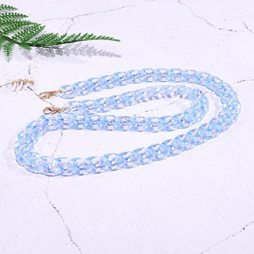 Brillenkette Sonnenbrillen Ketten Umhängeband Für Damen Mode Transparent Acryl Umhängeband Halter Lesebrille Brillen Zubehör 21Ky0611-5