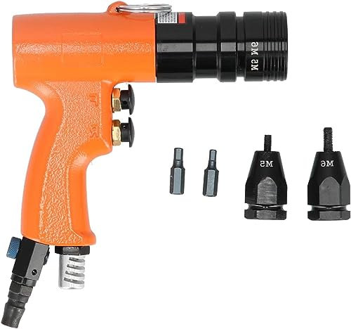 HACSYP Pneumatic rivet gun, Automatic Air Riveter, Rivet Nut Gun, Ergonomic Design Easy Processing for Containers