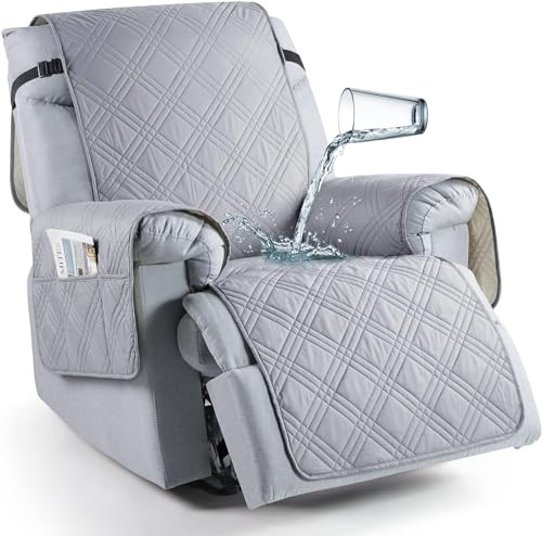 SDNAM Sesselbezug Sesselschoner Sessel-Überwürfe Relaxsessel Sesselauflage Relax,1 Sitzer Schutzbezug Antirutsch Husse für Relaxsessel Komplett, Elastisch Bezug (Color : 24 @)