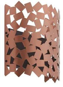 Wall Light 'Aeloria' dimmable (Modern) in Copper Made of Metal for e.g. Living Room & Dining Room (1 Light Source, E27) from Lucande | Wall Lighting, Wall lamp