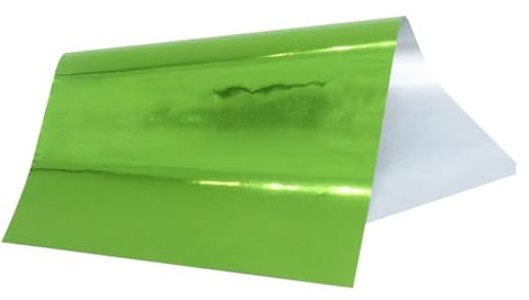SHBHWS Heißpräge Folie Goldfarbene Heißprägefolie aus Papier, holografische Transfer-Laminierfolie for DIY-Kunsthandwerk, Geschenkkarten für die Kartenherstellung Scrapbooking (Color : Light Green)