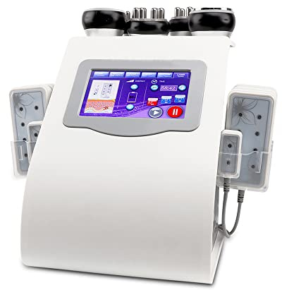 CLEADONG Ultrasonic Massagegeräte mit 8 Pads, 40KHZ Profi Ultraschall Kavitation, Kavitation Gesichtspflege Gerät für Beauty Gerät Salon Spa Ausrüstung