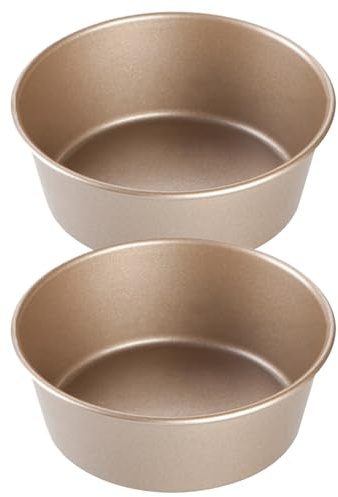 Veesper 2 piezas PCS Ramekins para freidora de aire Freidora de huevo de huevo 4.5 '' Air Fryer Huevo Partido Partitura Non bande