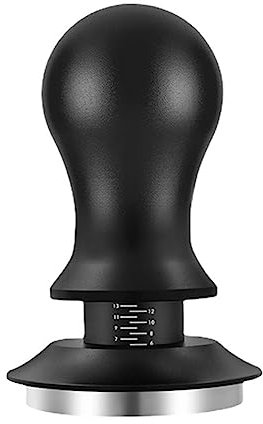 Jemcgrl Tamper de Café de 58 Mm Profundidad Ajustable con Escala Espresso Springs Distribuidor de Café de Apisonamiento Calibrado