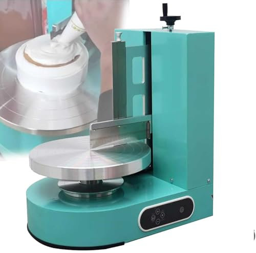Cake cream spreading machine - Automatic cake smoother with adjustable scraper & turntable, perfect for 4-12inch cakes