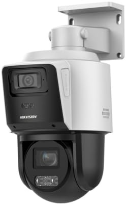Câmara de Segurança IP Hikvision PT TandemVu Ptz PoE+ 4MP+4MP 2.8mm Exterior IP66 - DS-2SE3C404MWG-E/14(2.8mm)