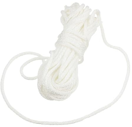 BESPORTBLE Fahnenmastzubehör Seil Wasserdichtes Seil Outdoor-Seil Seil Festbinden Geflochtenes Seil Ersatzseil Für Fahnenmast Fahnenmast-ersatzseil Fall Für Fahnenmast Seil Schnur Beige Nylon