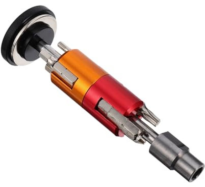 Gogogmee Outil Réparation Vélo Multifonction Clé Cliquet Hexagonale Ajustable Kit Compact pour VTT Portable Et Robuste Alliage Aluminium Anodisé