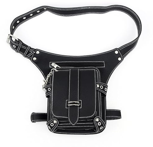 Bolsa para piernas gótica, bolsa para muslos, paquete de piernas de moto, bolsa táctica impermeable, paquete de utilidad para conductores, mochila en la pierna exterior, equipo de motocicleta duradero