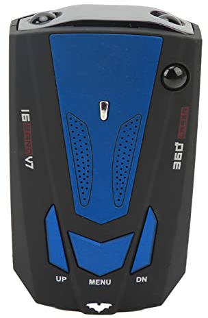 Yosoo Health Gear Car Radar Detector with 360-Degree Detection, Voice Alerts, Quick Reaction Time (Blue)