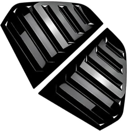 Kacepar Car Rear Window Louver Shutter Cover Trim Window Accessories Compatible with Volkswagen Golf 8 GTI GTD R R-Line TSI TDI 2020-2024