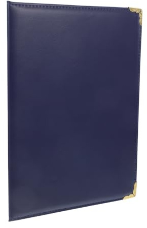 Alipis Portadocumentos Tamaño A3 para Diplomas y Certificados Funda Decorativa de Piel Sintética Resistente Carpeta Protectora para Premios y Documentos Diseño Portátil y Minimalista