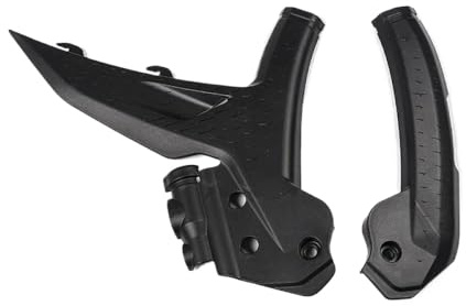 Kompatibel mit Motorradmodellen XC SX XCF SXF 125 250 300 350 400 450 2023 2024 EXC EXCF XCW 125 500 2024 EXC300 Rahmenschutz Abdeckung Schutz Aftermarket Ersatz (schwarz)