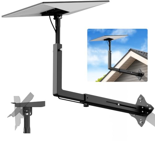 Futrue-Wolker Starlink - Supporto prolungato Starlink per Gen 3,55-80 cm, regolabile Starlink Gen 3, supporto lungo da parete con adattatore Gen 3 per Gen 3 standard Starlink Internet Kit satellitare