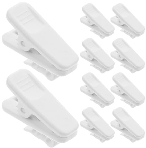 Didiseaon 10pcs White Earphone Wire Organizer Clips Multipurpose Headphone Cable Holders for Earbuds and Headset Cord Management in Office and Travel