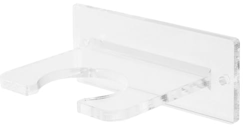 IMIKEYA Moderner Acryl Baseballschläger Wandhalter mit Rillen Vertikale Softballschläger Aufbewahrung für Zuhause Robuste und Platzsparende Präsentationslösung