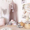 Dyna-Living Bed Canopy for Children, Mosquito Net Round Dome Nursery Tent Princess Play Reading Protection Bedroom Bed Decoration (Violet)