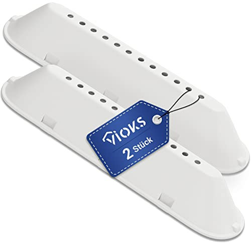 VIOKS Juego de 2 aletas de tambor de 225 x 53 x 40 mm de repuesto para Indesit 482000023096 C00268109 C00533119 aleta de arrastre para lavadora/secadora repuestos lavadora accesorios
