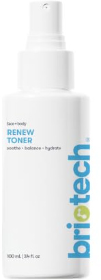 BRIOTECH Skin Renew Toner Gesichtsspray - reines Hypochlorous Acid Spray - beruhigendes HOCl Gesichtswasser für alle Hauttypen - feuchtigkeitsspendender, Erfrischung Hypochlorige Säure Toner, 100 ml
