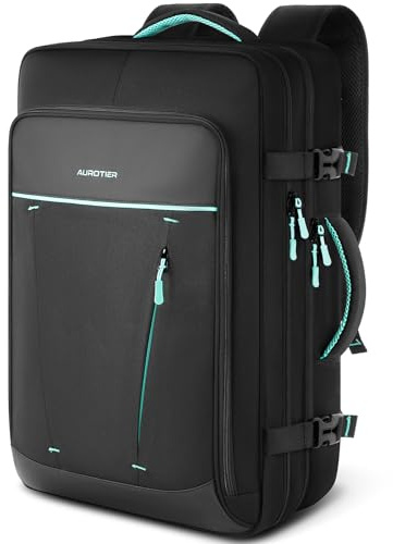 AUROTIER DJ-Controller-Tasche für DDJ-FLX4/DDJ 200/DDJ 400/DDJ REV1, gepolsterter DJ-Rucksack mit mehreren Taschen für 17-Zoll-Laptop, Kabel, DJ-Tragemixer-Tasche mit verstellbarem Gurt für