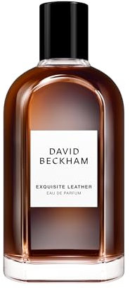 David Beckham Collection Exquisita Leather, Eau de Parfum para hombre, con acorde de humo y piel, fragancia para hombre, 100 ml