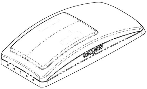 MAXXAIR Ersatzhaube für Dachhaube Maxxfan Deluxe, Transparent