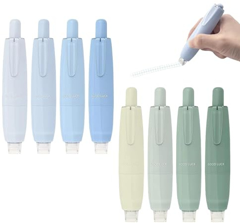 8 Pièces Stylo Rouleau Adhésif Double Face, Rouleau Adhésif Double Face
