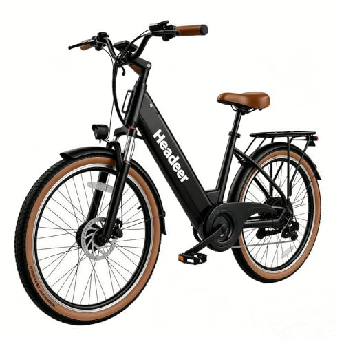 Snokco bd26 bicicletta elettrica per adulti da 26 pollici, con cambio a 7 marce, dotata di batteria rimovibile da 48 V e 11,5 Ah, autonomia di 80-100 km, ideale per gli spostamenti urbani