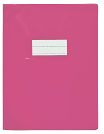 ELBA 3-Buchschoner PVC 150 Strong Line 17 x 22 cm blickdicht rosa