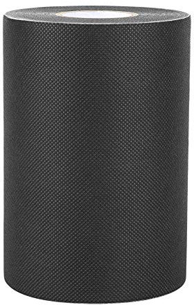 TOPINCN 2 Colores 150Mm * 10M Cinta Costura Césped Artificial Cinta Césped Alfombra Hierba Cinta Adhesiva Hierba(Negro)