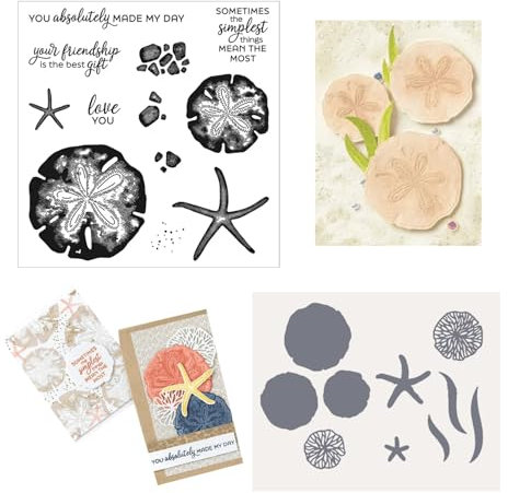 PetPhindU Stempel Set Und Metall Schneiden Sterben Silikon Klar Stempel Stempelzubehör Für DIY Geburtstage Scrapbooking Kunst Handwerk DIY-Metallstanzungen Silikonstempel (Farbe 1,One Size)