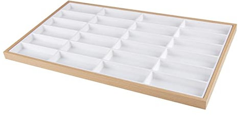 Support de rangement for lunettes 24 grilles en velours, vitrine for lunettes de soleil, plateau d'affichage for lunettes, boîte de rangement for lunettes, organisateur de lunettes, présentoir(Inner W