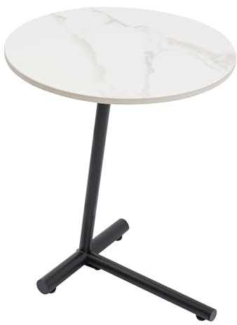 TaNeHaKi Runder Beistelltisch,Moderner Teetisch,Snacktisch Nachttisch,Sofatisch FüR Wohnzimmer Schlafzimmer Balkon