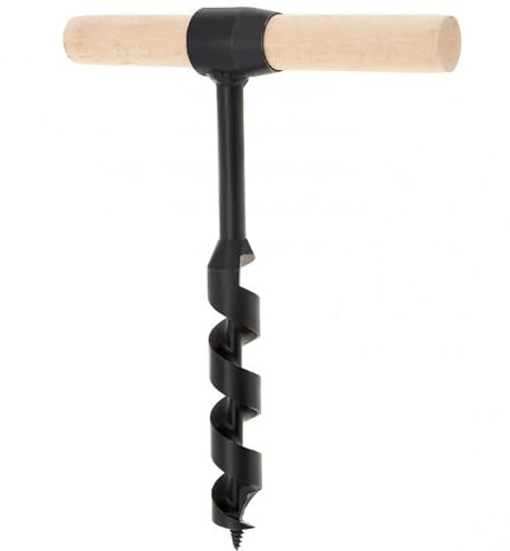 Tarière à main, tarif à main foret en bois, carbone en acier manuel tarière à main