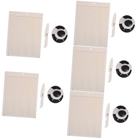 ZUNOXAZ 5ensembles Outil De Pliage Pour Fabrication Enveloppes Planche Multi-usage Pour Artisanat Papier Avec Outil De Marquage Précis Et Design Élégant