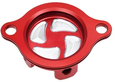 Adatto for Honda CRF250 2010-2018 CRF250R CRF450R 2009-2016 CRF450 2009-2018 CRF 250 450 Ricambi for motociclette Presa for coperchio del filtro dell'olio(Type 450)
