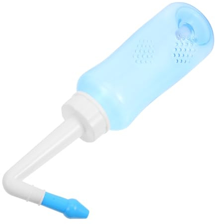 Botella Nasal de 300ml Manual Portátil Pp Enjuague | Válvula Manual, Flujo Ajustable, Limpieza Profunda Uso Adulto E Infantil, Embalaje en Bolsa