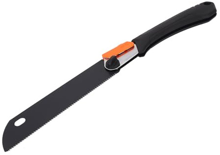 YWBL-WH Petite Scie Pliante à Main, Scie à Main Portative en Acier au Carbone SK5 avec Poignée Ergonomique pour Jardin Extérieur et Menuiserie
