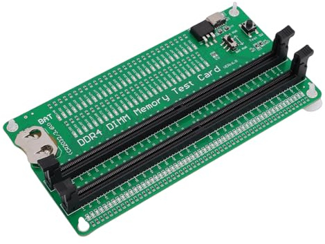 Walfront DDR4 RAM Slot Memory Tester Card Maintenance with LED Light Suitable for Laptop Desktop Computer Enthusiasts and Technicians Repair